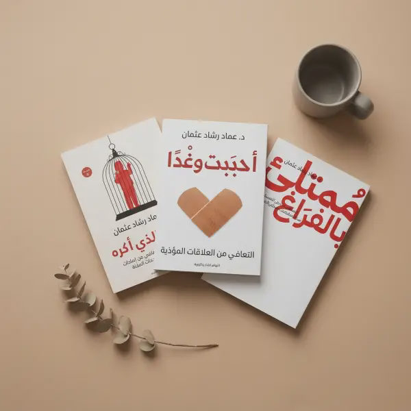 ثلاثية د- عماد رشاد ( ابي الذي اكرة-أحببت وغدا-ممتليء بالفراغ )