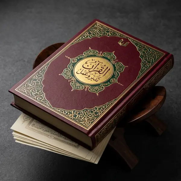 القرآن تدبر وعمل – مع قارىء QR كود لكل صفحة ( 20X28 )