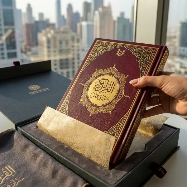 القرآن تدبر وعمل – مع قارىء QR كود لكل صفحة ( 20X28 )
