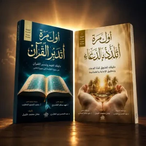 أول مرة أتدبر القرآن + أول مرة أتلذذ بالدعاء (أفضل كتابين)