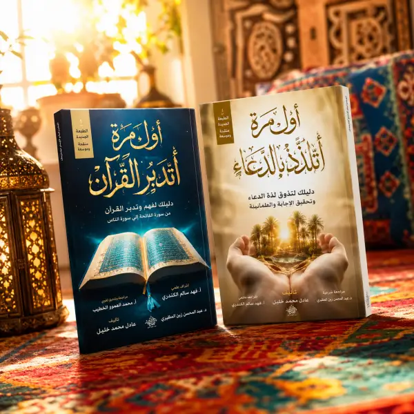 أول مرة أتدبر القرآن + أول مرة أتلذذ بالدعاء (أفضل كتابين)