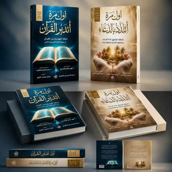أول مرة أتدبر القرآن + أول مرة أتلذذ بالدعاء (أفضل كتابين)
